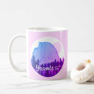 Yosemite National Park Half Dome Paars Lila Koffiemok