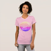 Yosemite National Park Half Dome Sunset Pink T-shirt (Voorkant volledig)