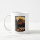 Yosemite National Park - Half-Dome Travel Poster Koffiemok (Links)