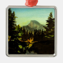 Yosemite National Park: Halfdome-weerkaatsing