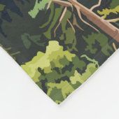 Yosemite National Park Illustratie Reiskunst Fleece Deken (Hoek)
