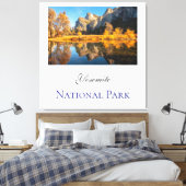 Yosemite National Park in de herfst Canvas Afdruk (Insitu (Slaapkamer))