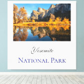 Yosemite National Park in de herfst Canvas Afdruk (Insitu (Houten vloer))