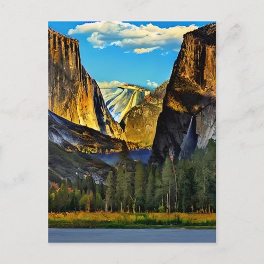 Yosemite National Park is een nationaal park Briefkaart (Voorkant)