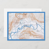  Yosemite National Park Kaart Ansichtkaart (Voorkant / Achterkant)