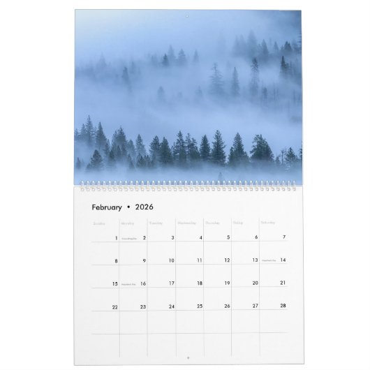 Yosemite National Park  Kalender (Feb 2026)