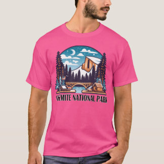 Yosemite National Park kamperende vrienden T-shirt