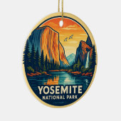 Yosemite National Park Keramisch Ornament (Rechts)