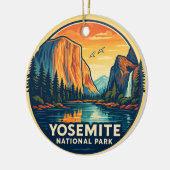 Yosemite National Park Keramisch Ornament (Links)