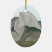 Yosemite National Park kerstboomversiering Keramisch Ornament (Voorkant)