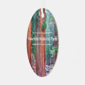 Yosemite National Park kerstboomversiering Metalen Ornament (Voorkant links)