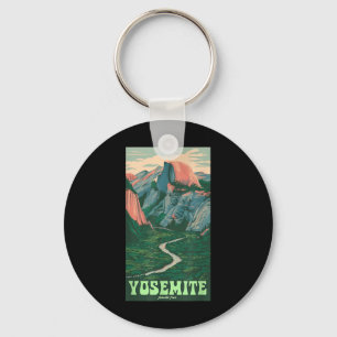 Yosemite National Park Klassieke Half-dome, Wandel Sleutelhanger