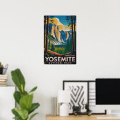 Yosemite National Park Klassieker Poster (Thuiskantoor)