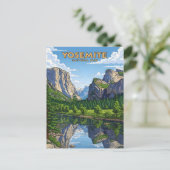 Yosemite National Park landschap Briefkaart (Staand voorkant)