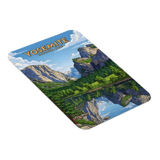  Yosemite National Park landschap Magneet (Rechterzijde)