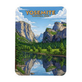  Yosemite National Park landschap Magneet (Verticaal)