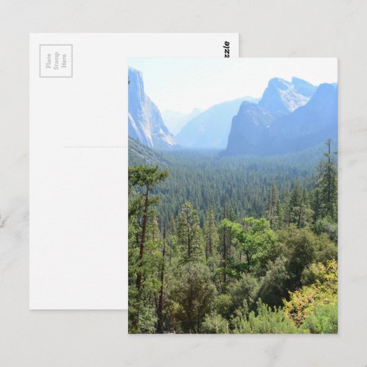Yosemite National Park-landschapsfotografie. Briefkaart (Voorkant / Achterkant)