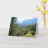 Yosemite National Park-landschapsfotografie. Kaart (Gele Bloem)