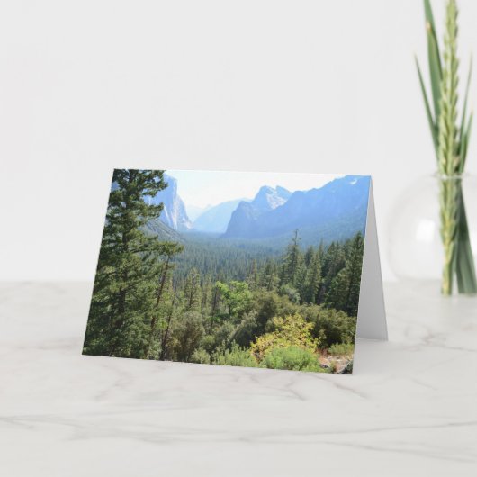 Yosemite National Park-landschapsfotografie. Kaart (Voorkant)