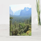 Yosemite National Park-landschapsfotografie. Kaart (Voorkant)