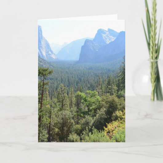 Yosemite National Park-landschapsfotografie. Kaart (Voorkant)