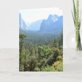 Yosemite National Park-landschapsfotografie. Kaart