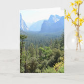 Yosemite National Park-landschapsfotografie. Kaart (Gele Bloem)