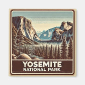 Yosemite National Park Magnet (Voorkant)