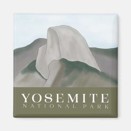 Yosemite National Park Magnet (Voorkant)