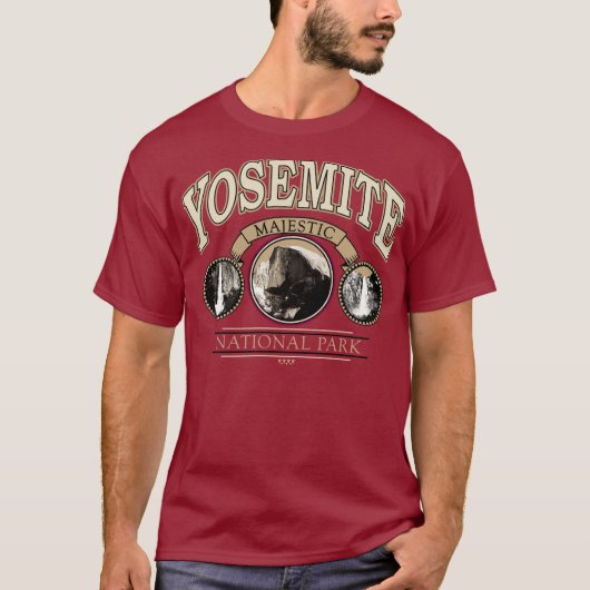 Yosemite National Park Majestic Herfsten Tee Shirt (Voorkant)