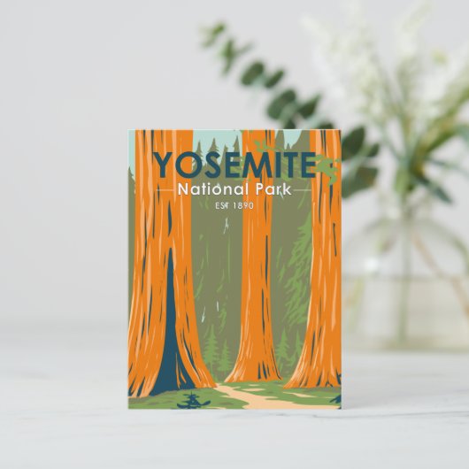 Yosemite National Park Mariposa Grove California Briefkaart (Staand voorkant)