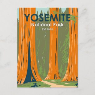 Yosemite National Park Mariposa Grove California Briefkaart