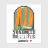 Yosemite National Park Mariposa Grove California Sticker (Vel)