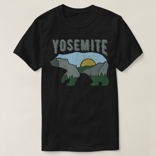 Yosemite National Park met Beer Adventure Life T-shirt (Design voorkant)