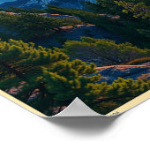 Yosemite National Park Minimalist Nature Poster (Hoek)