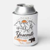 Yosemite National Park Minimalistische Sunset Moun Blikjeskoeler (Blikje Voorkant)