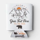 Yosemite National Park Minimalistische Sunset Moun Blikjeskoeler (Achterkant)