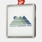 Yosemite National Park Mountain Sun Metalen Ornament (Links)