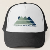 Yosemite National Park Mountain Sun Trucker Pet (Voorkant)