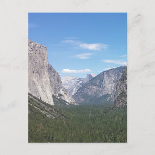 Yosemite National Park Mountain Valley Scenic Briefkaart (Voorkant)
