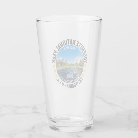 Yosemite National Park Nature Landscape Glas (Achterkant)