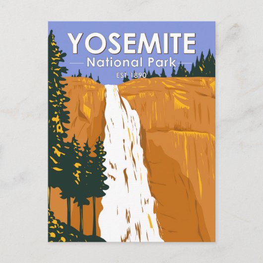 Yosemite National Park Nevada Herfsten Californië Briefkaart (Voorkant)