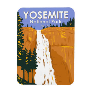 Yosemite National Park Nevada Herfsten Californië Magneet