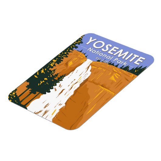 Yosemite National Park Nevada Herfsten Californië Magneet (Linkerzijde)