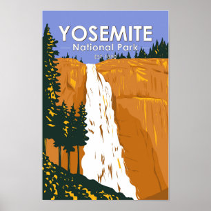 Yosemite National Park Nevada Herfsten Californië Poster