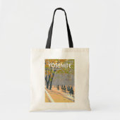 Yosemite National Park Paardrijden Reiskunst Tote Bag (Voorkant)