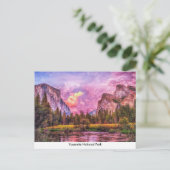 Yosemite National Park Post Card Briefkaart (Staand voorkant)