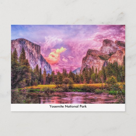 Yosemite National Park Post Card Briefkaart (Voorkant)