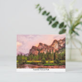 Yosemite National Park Post Card Briefkaart (Staand voorkant)