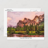 Yosemite National Park Post Card Briefkaart (Voorkant / Achterkant)